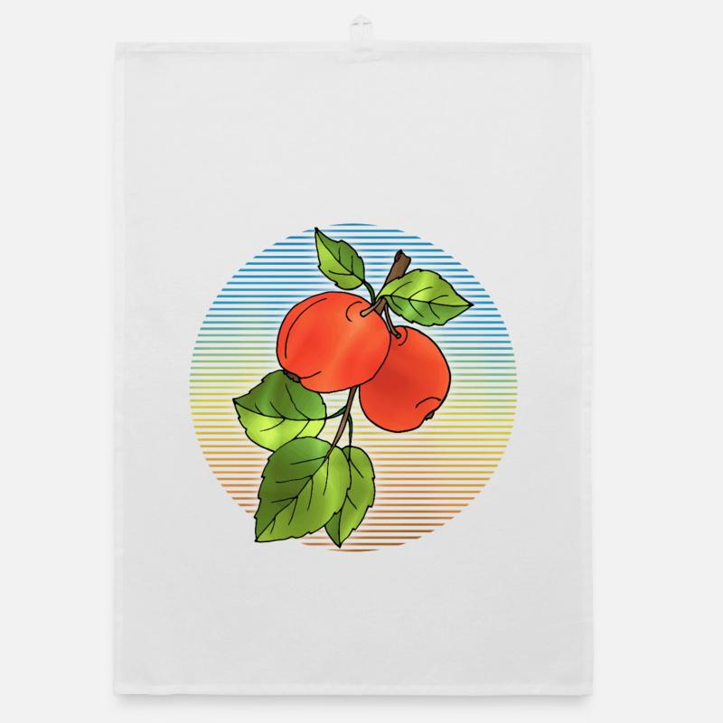 Apples Organic dish towel