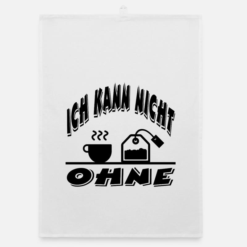 Tee - Organic Geschirrtuch - Weiß