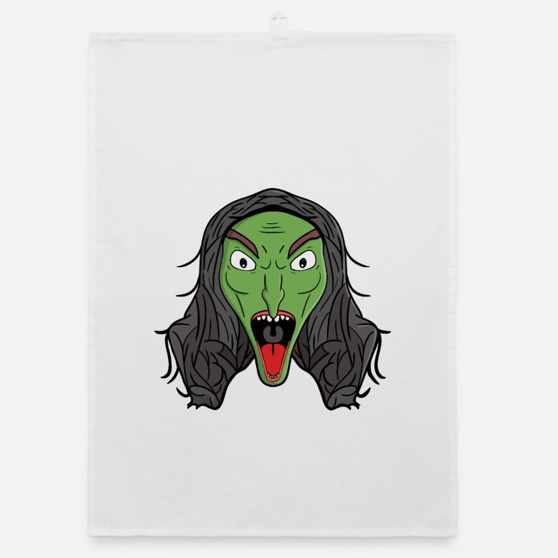 Green Witch Snarl Organic dish towel