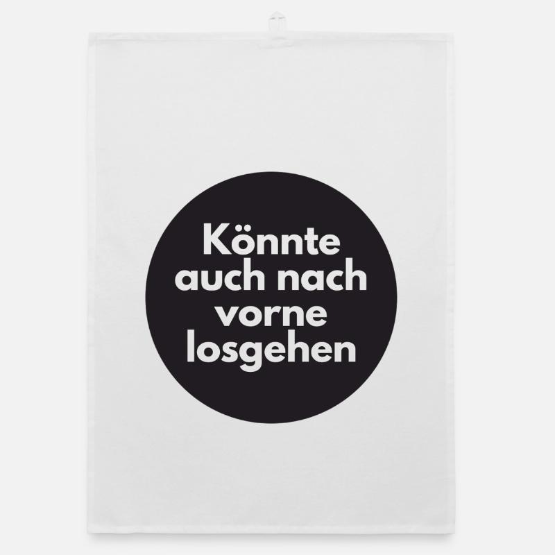 Could also go forward - Organic dish towel - white