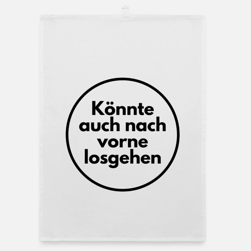 Could also go forward - Organic dish towel - white