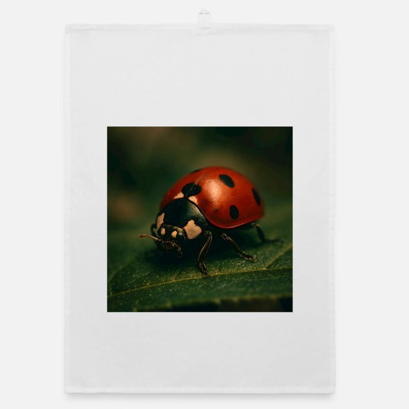 Animals - Ladybug Organic dish towel