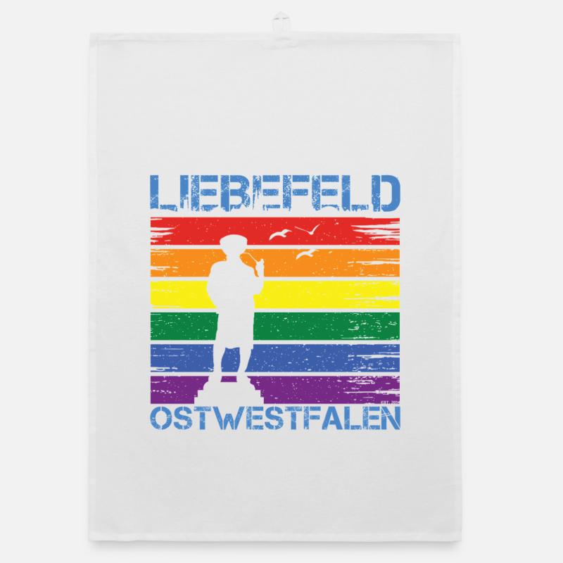 Liebefeld ❤ Leineweber PRIDE Torchon bio