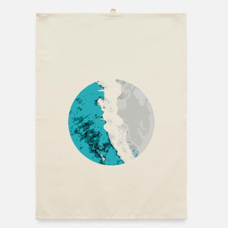 Split Earth Sarcelle d’hiver Torchon bio