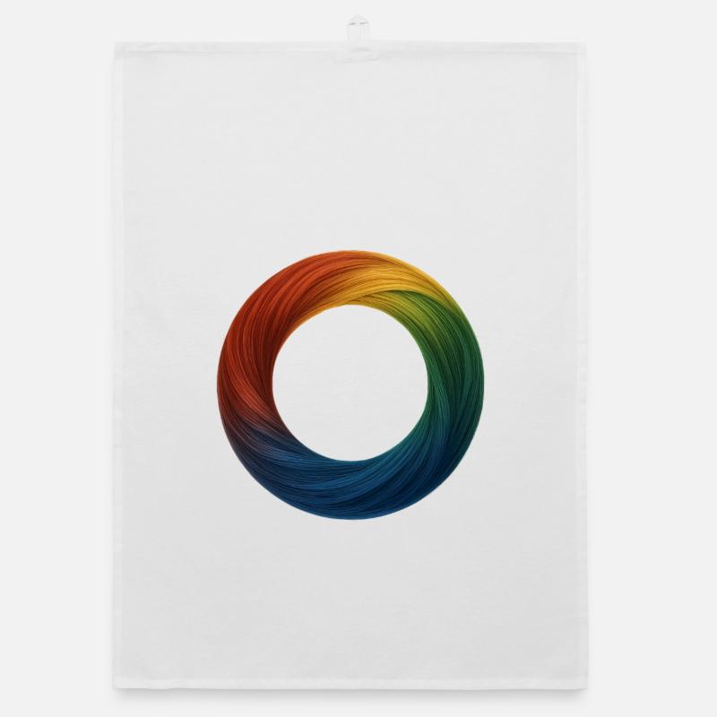 Rainbow Ring Brush Magic Organic dish towel