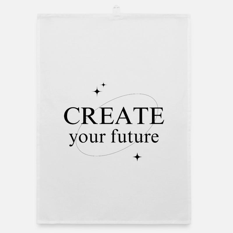Create Your Future Organic Geschirrtuch
