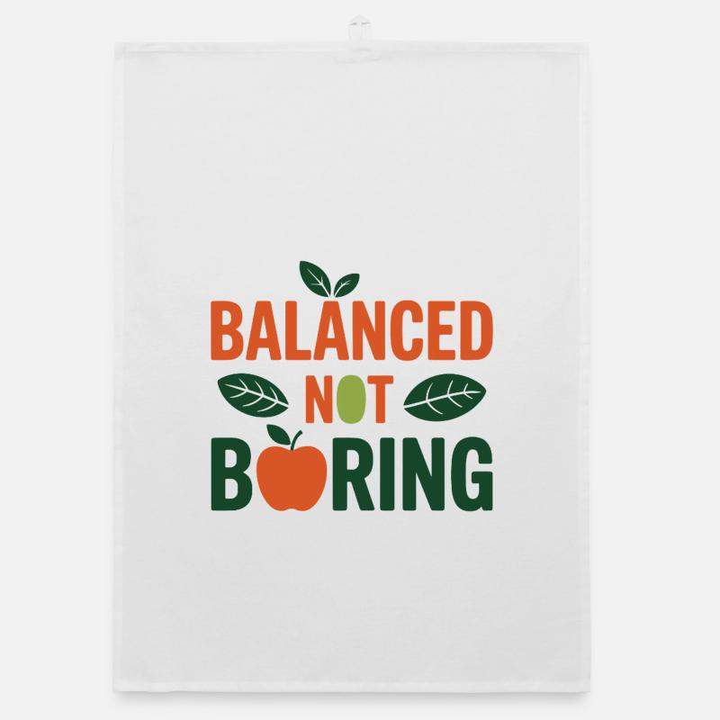 Diététicienne professionnelle équilibrée, pas ennuyeuse, Torchon bio