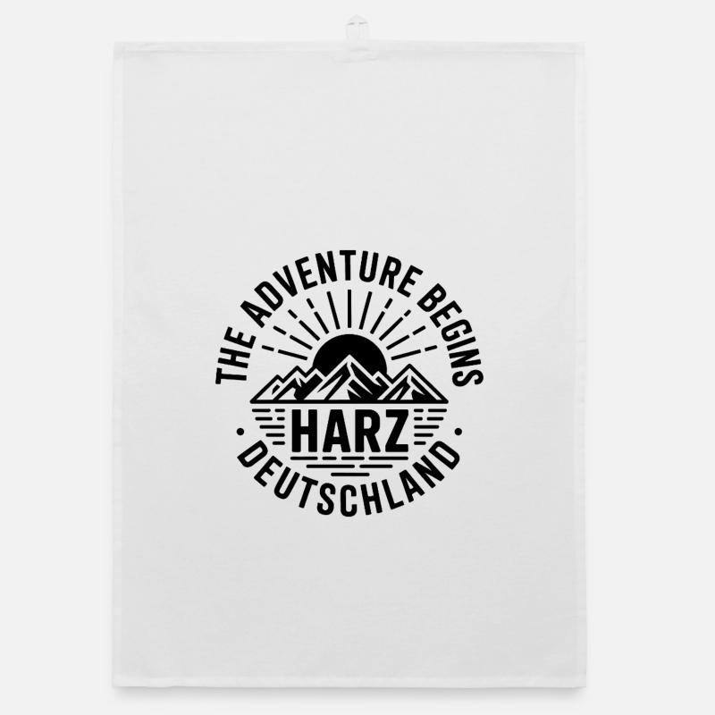 Harz - Début de l’aventure - Conception de souvenirs Torchon bio