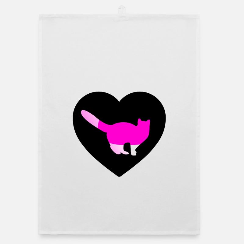 Cat Organic dish towel