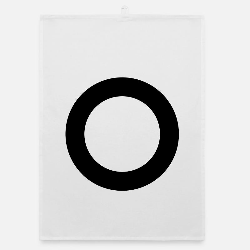 Circular ring Organic dish towel