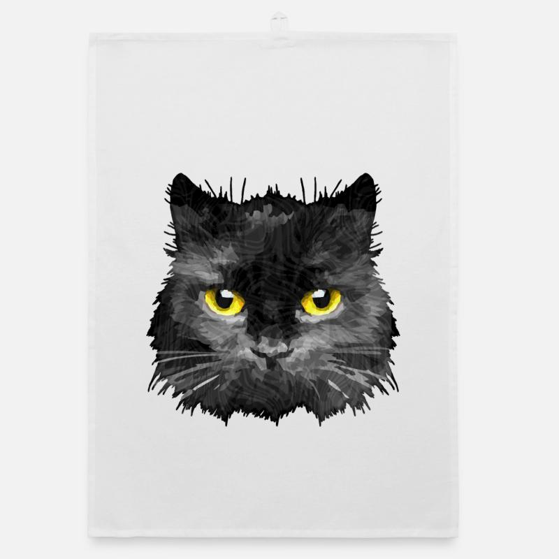 cat Organic dish towel