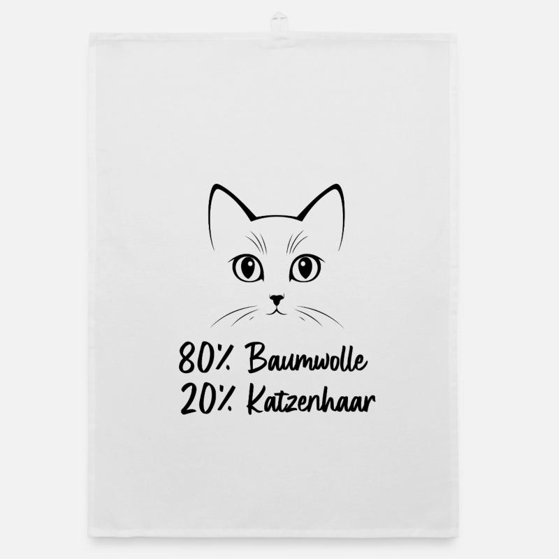 Chat mignon comique Chaton mignon qui dit cadeau Torchon bio