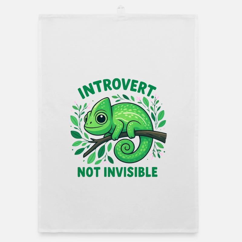 Caméléon introverti Torchon bio