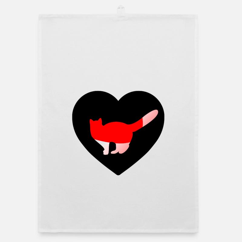 Cat Organic dish towel