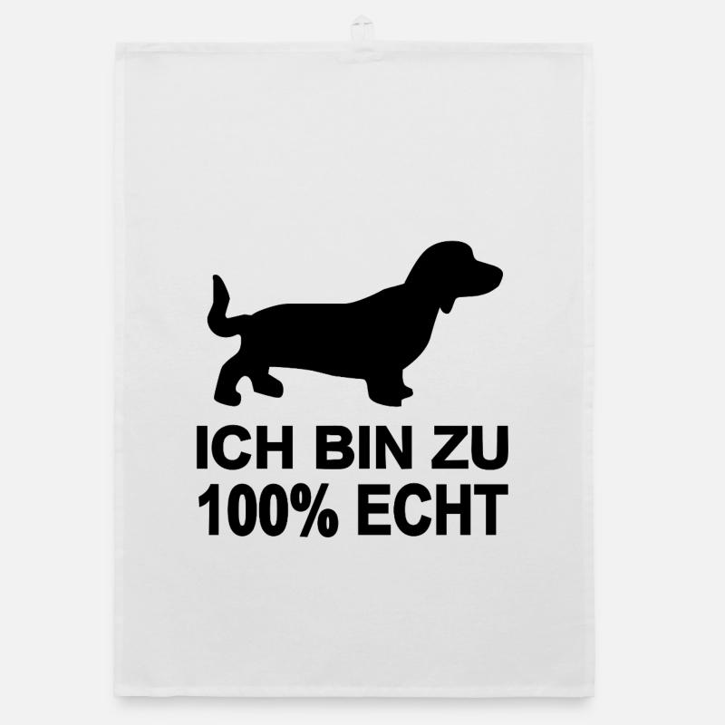 Dackel Organic Geschirrtuch