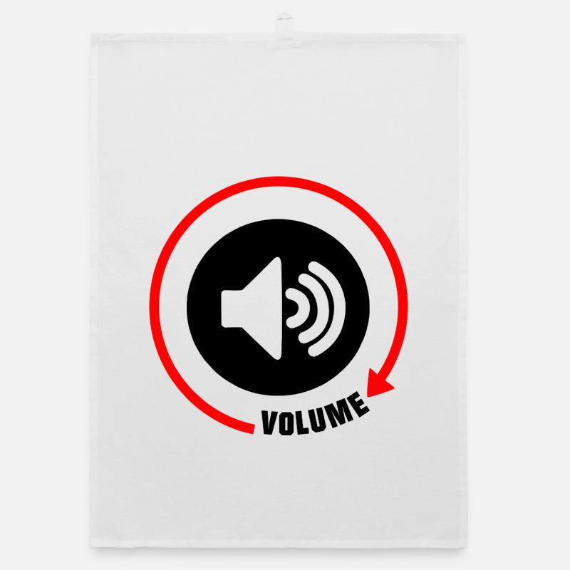 Speaker Volume Knob Organic dish towel