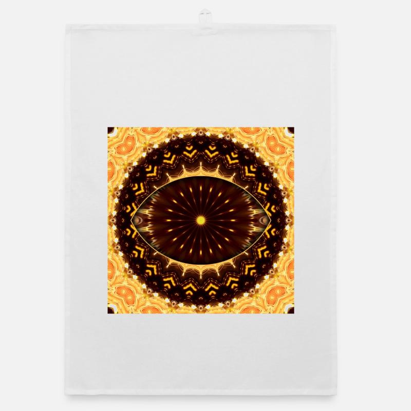 Mandala de l’Œil de Feu Torchon bio
