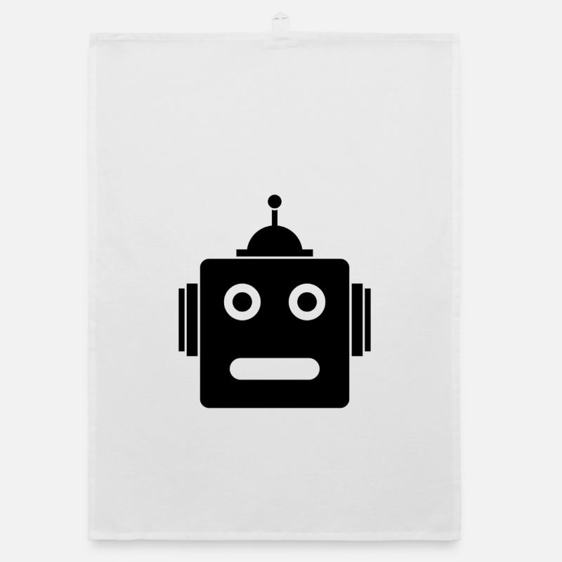Robot head Organic dish towel