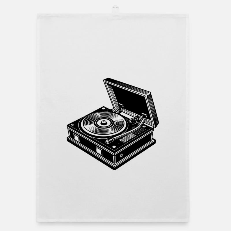 Record player Organic dish towel