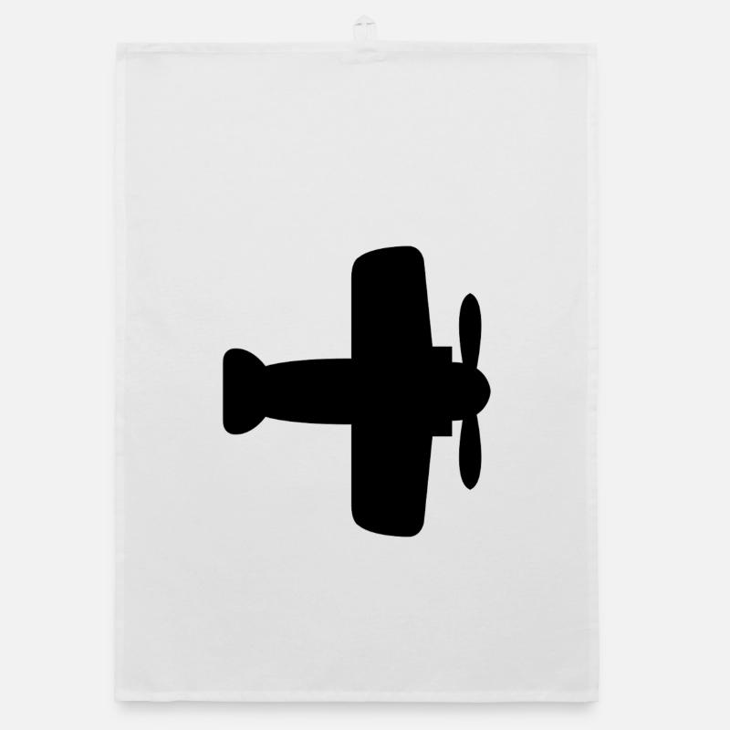 Flugzeug Organic Geschirrtuch
