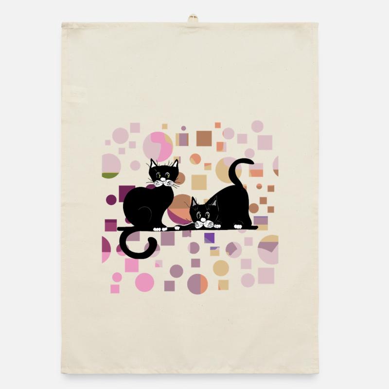 Cats Organic dish towel