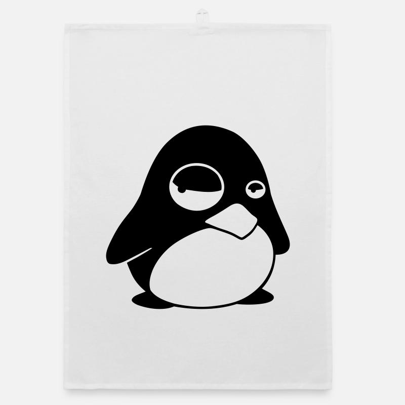 Grumpy Tux – Drôle de Penguin Linux pour les geeks Torchon bio