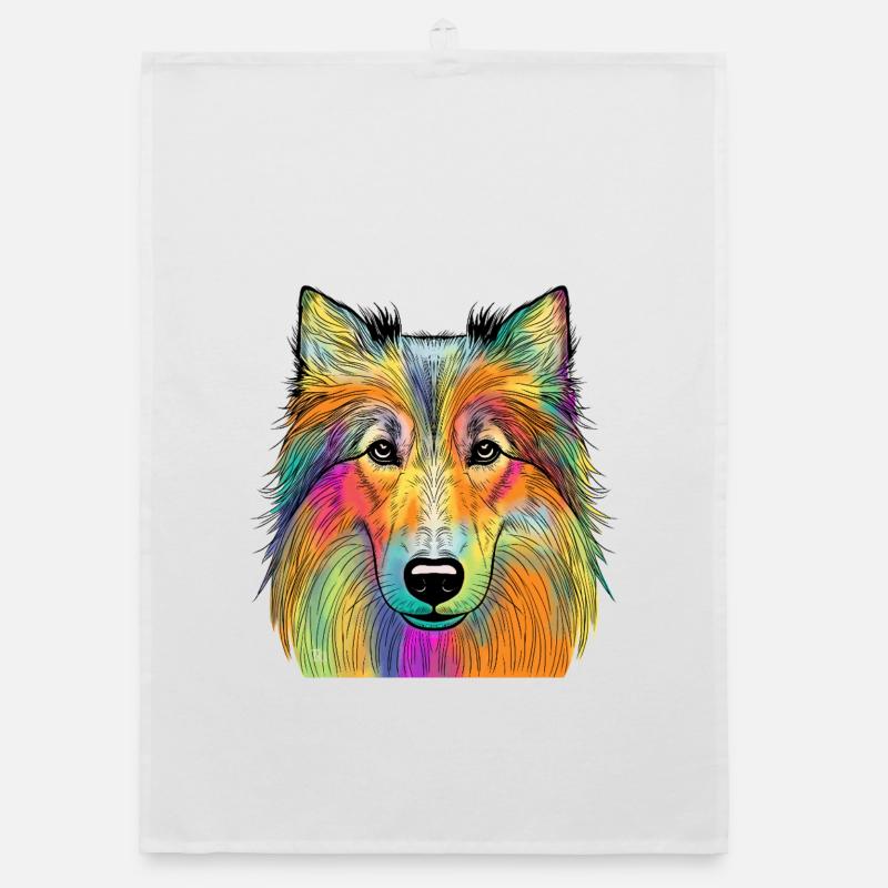 Collie Organic Geschirrtuch