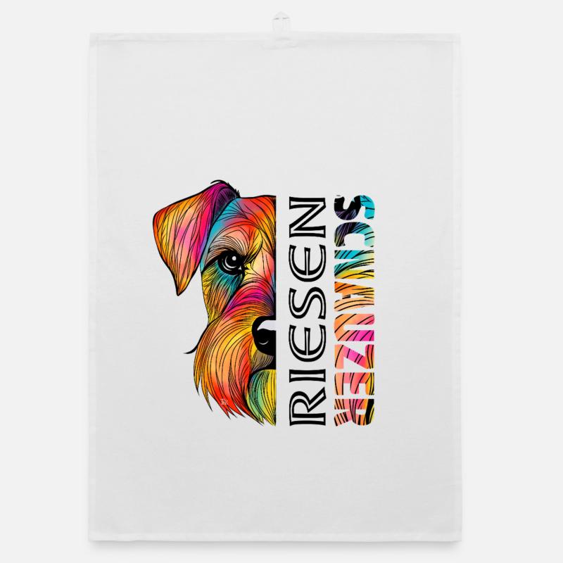 Schnauzer Organic dish towel