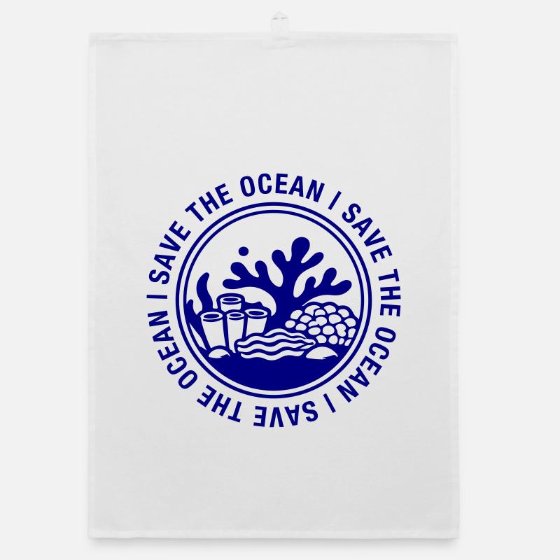 Save the Ocean Organic dish towel