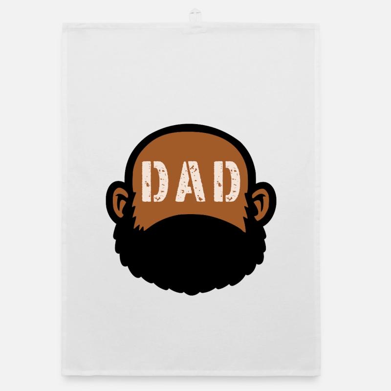 DAD BEARD Organic dish towel