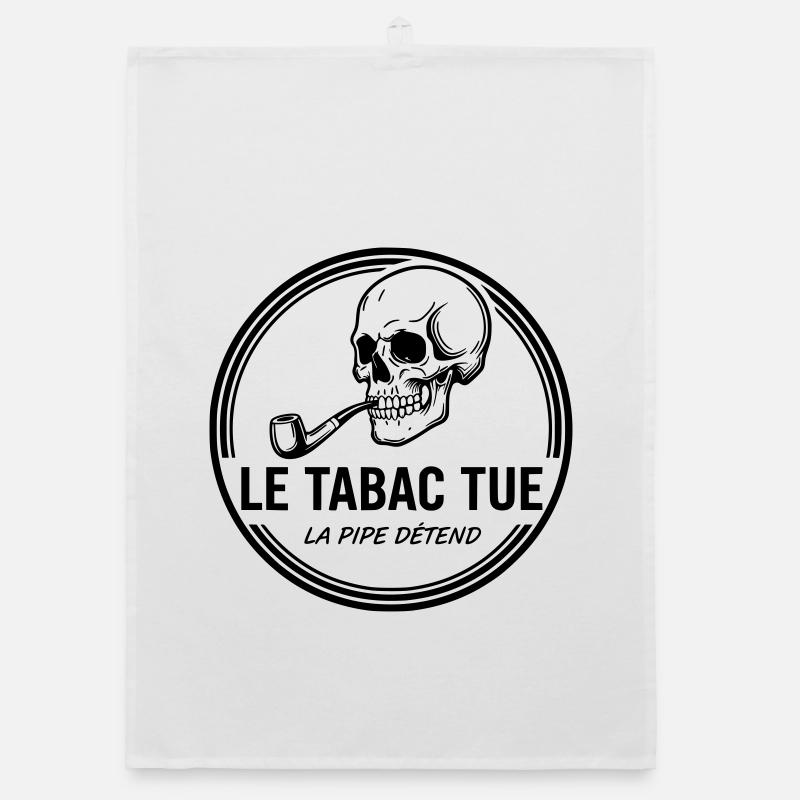 Skull and crossbones Organic dish towel