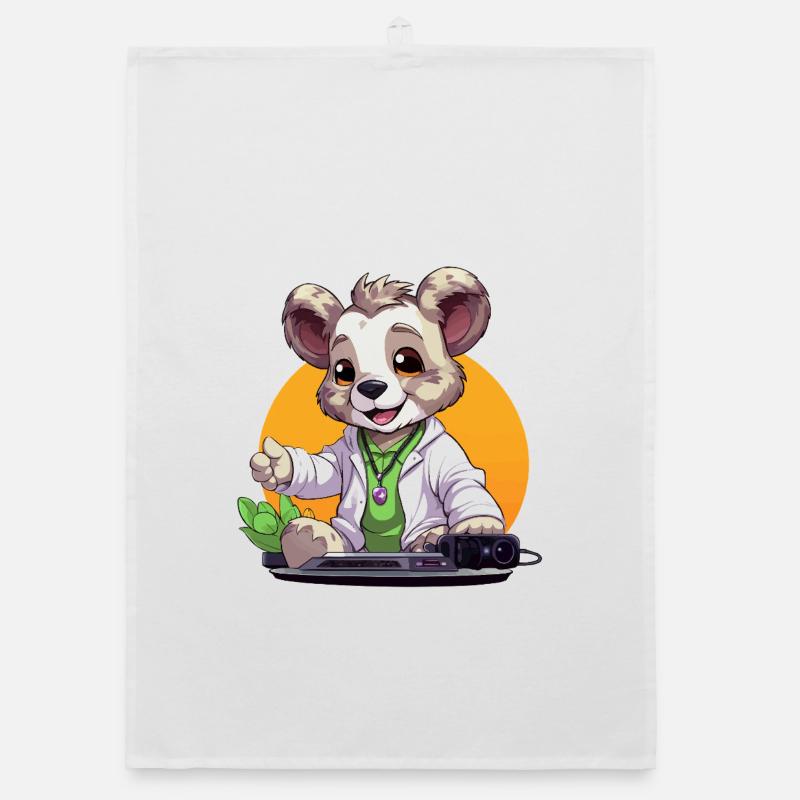 Tech-Koala Creator au look rétro Torchon bio