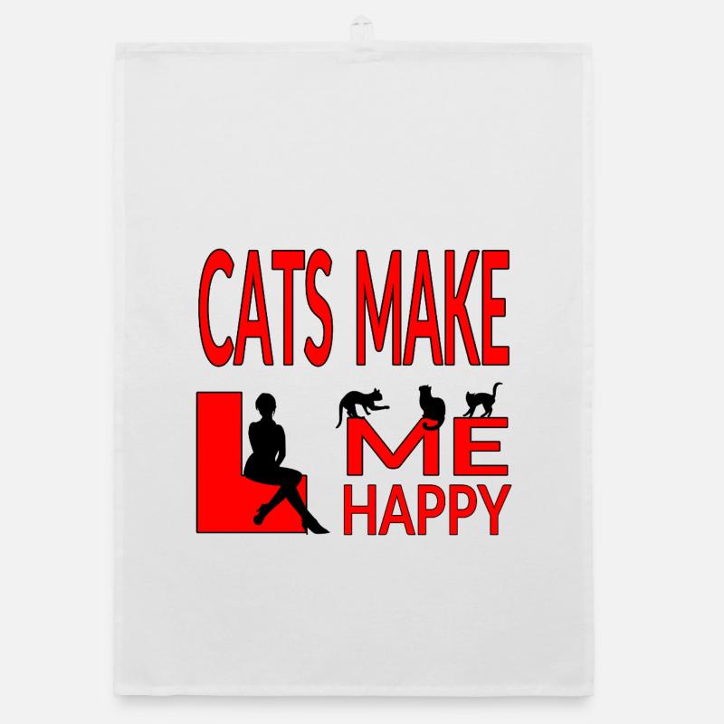 feline Organic dish towel