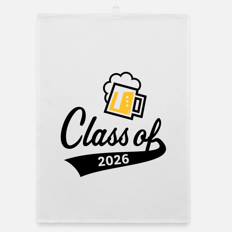 Class Of 2026 (Graduating Class / Beer / 2C POS) Organic dish towel