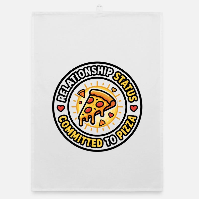 Statut relationnel engagé dans la pizza Torchon bio