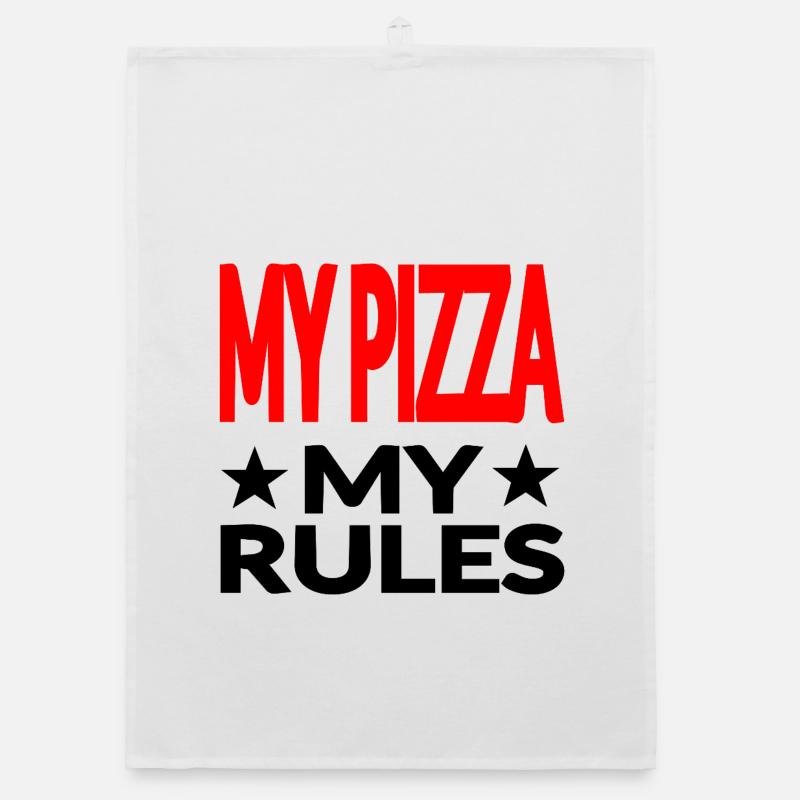 Pizza Organic dish towel