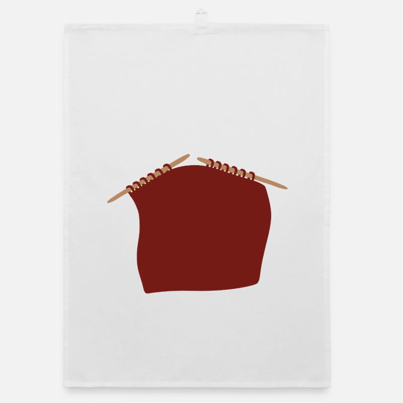 knitting project Organic dish towel