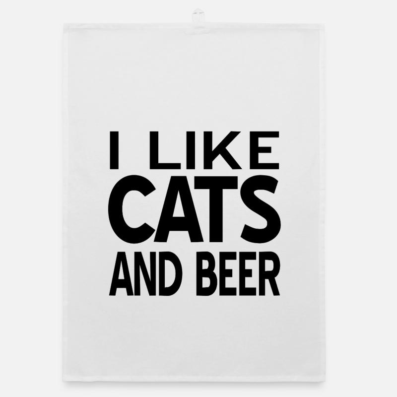 feline Organic dish towel