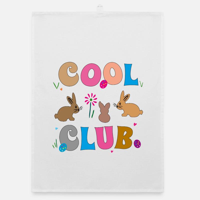 Easter Organic dish towel