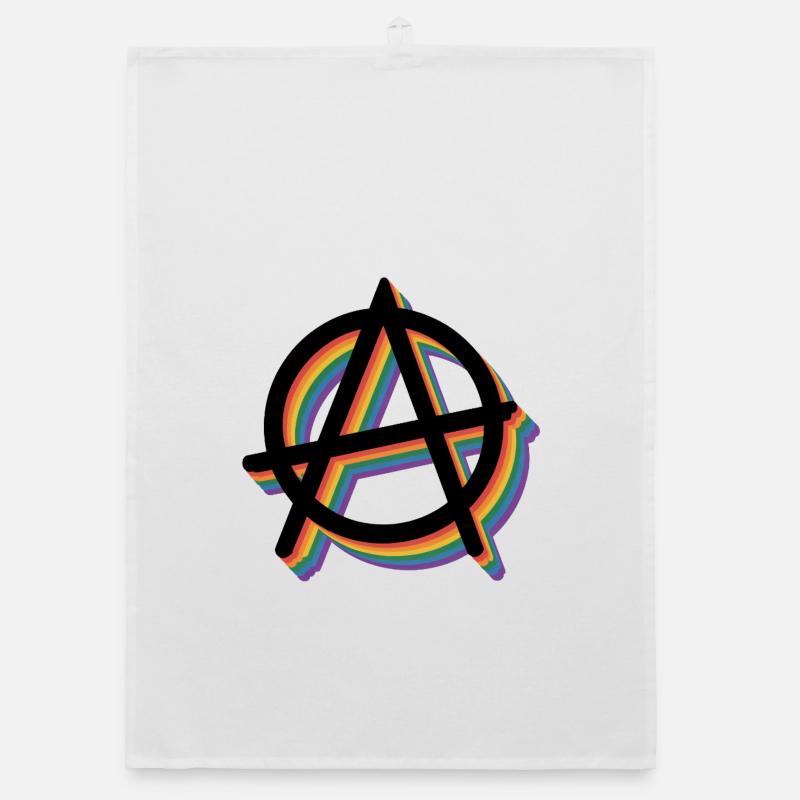 Anarchy - Anarchism Tee Organic dish towel