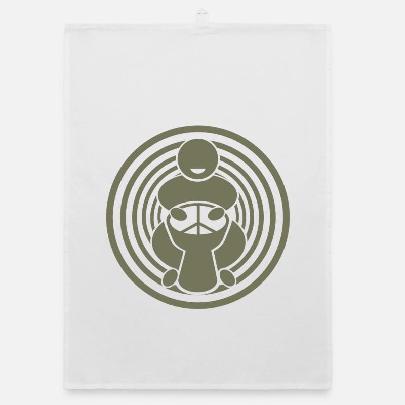 Djembe Player Organic dish towel