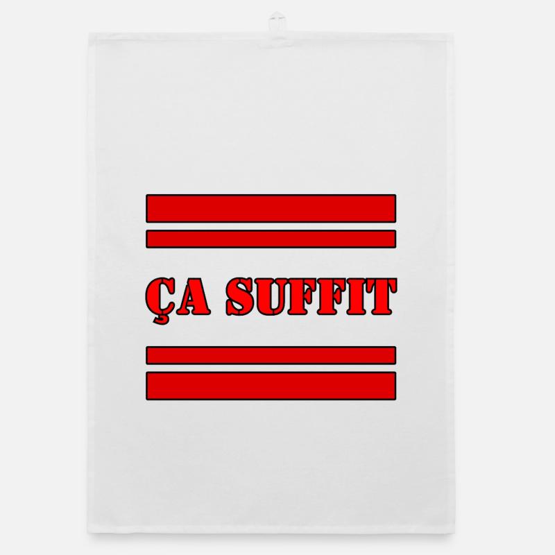 ÇA SUFFIT. Torchon bio