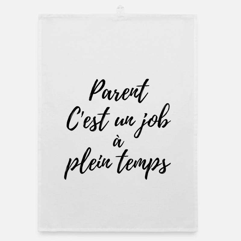 Elternschaft ist ein Vollzeitberuf Organic Geschirrtuch