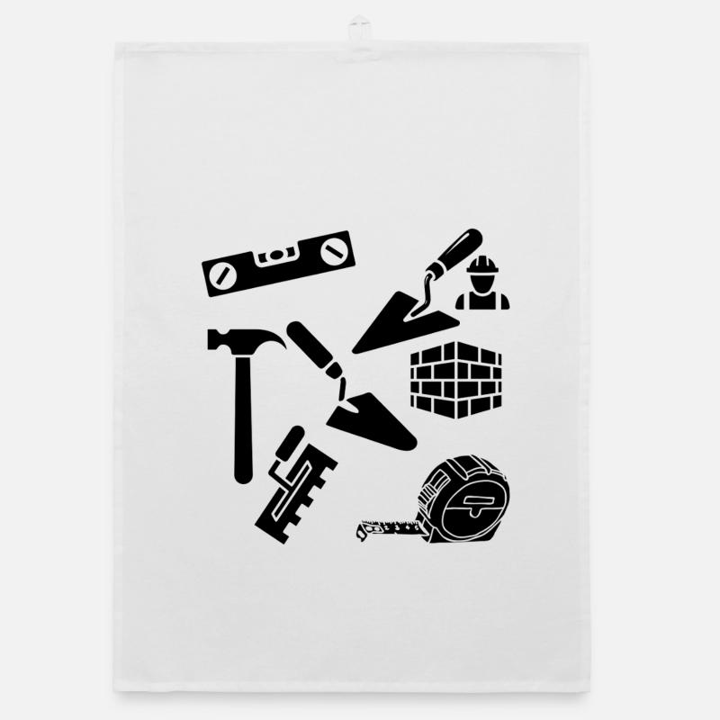 Masonry work Organic dish towel