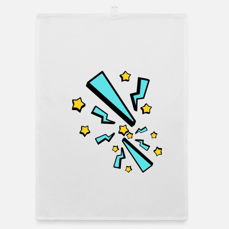 lightning bolt Organic dish towel