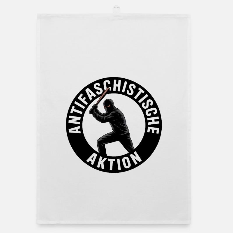 Action Antifasciste - Antifa Tee Torchon bio