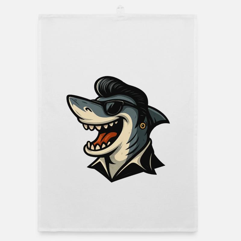 Requin avec style Torchon bio