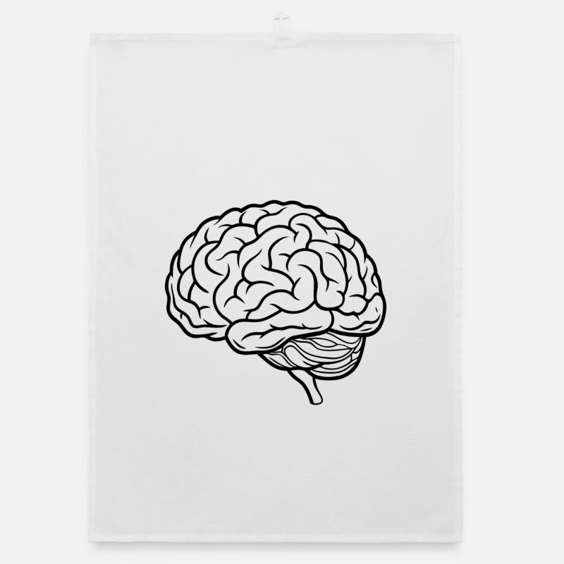Brain Organic dish towel