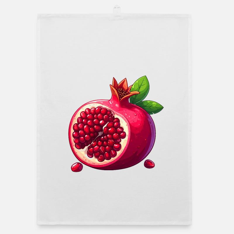 pomegranate Organic dish towel