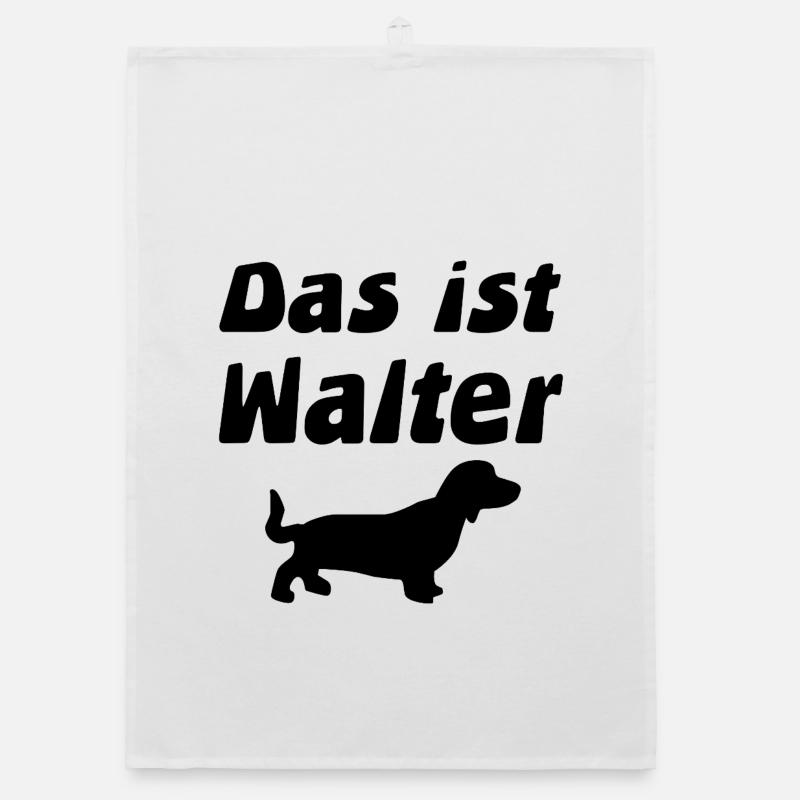 Dachshund Organic dish towel